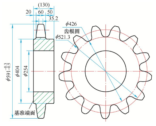 【兆恒機(jī)械】滲碳齒部有嚴(yán)重的貫穿型裂紋，何原因？
